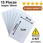 15 Placas de Isopor 10mm 100cm x 50cm x 1cm Forro - ECO ISO