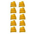 15 Porta Guardanapo Amarelo Com Abridor De Sachê Para Bares