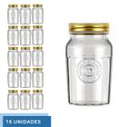 15 Pote Americano Mantimento Café Vidro Vintage 1L Nadir