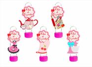 15 tubetes 13cm para doces Chá de Cozinha pink - Produto artesanal