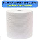 150 Toalhas Wiper Laváveis Reutilizáveis Limpeza Multiuso Nf