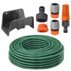 15mt mangueira jardim esp flex pvc tramontina + acessórios