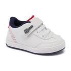 166176000 sapato flyer baby  166 branco/vermelho