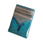 17 Teclas Lydesy Kalimba Polegar Piano Kit Manual Sintonizado Portátil Dedo Piano Presente Para