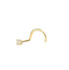 1732665 Pircing Nariz Ouro Original Anzol Ponto de Luz Barato Virtualeshopping