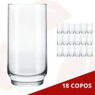 18 Copo de Vidro Lights Transparente 300ML Nadir Long Drink - NADIR FIGUEREIDO