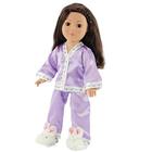18 Inch Doll American Girl Bordado Pajama PJ Set com Chinelos de Coelho Incrível! Presente encaixotado para a Páscoa! Encaixa 18" American Girl Doll