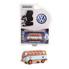 1964 Volkswagen Samba Bus Kombi Gulf - Club V-Dub - Série 16 - 1/64 - Greenlight