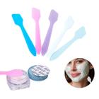 1Un Mini Espátula Ponta Quadrada Para Cremes Faciais Skin Care