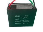 1x Capacitor Partida 4+8uf/450v Fio 58x30x48mm Cbb61