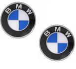 2 Acessorios Emblema Adesivo 55Mm (5M) Colante Bmw Calota