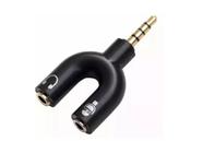 2 Adaptadores Splitter Headset Fone Microfone P2 X P3 Áudio Favorito