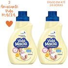 2 Amaciantes de Roupas de Bebe Vida Macia 500ml cada