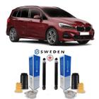 2 Amortecedor + Kit Coxim Traseiro Bmw 220I 2017