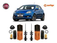 2 Amortecedor + Kit Dianteiro Fiat Bravo 2014 2015 2016 2017