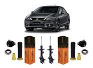 2 Amortecedor Kit Suspensão Dianteira Civic 1.8 2012 A 2016