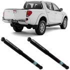 2 Amortecedor Mitsubishi L200 Triton 2012 a 2018 Traseiro Nakata