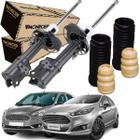 2 Amortecedor New Fiesta Novo Ka Hatch Sedan Dianteiro + Kit