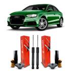 2 Amortecedores Kit Coxim Batente Suspensão Traseira Audi A3 1.4 Sedan 8VS 2013 2014 2015 2016 2017 2018 2019 2020 2021