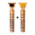 2 Aparadores De Pelo Vintage Profissional Dourado 110v/220v