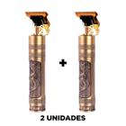 2 Aparadores De Pelo Vintage Profissional Dourado 110v/220v