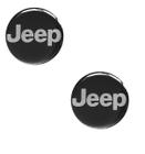 2 Apliques Emblema Adesivo Jeep Chave Aluminio - Stickkar