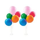 2 Arranjos Enfeite Balões Bexiga Decoração Festa Vareta 45Cm - Klf Festas