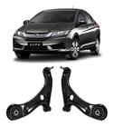 2 Bandejas Balança Dianteira Honda City 2015 2016 2017 2018 - Auto Flex