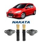 2 Batedor Coxim Nakata Traseiro Peugeot 307 2009 2010 2011