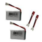 2 Bateria Para Drone Original 650mAh 3,7 V + Adaptador Syma