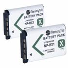 2 Baterias NP-BX1 para câmera digital e filmadora Sony DSC-RX1, DSC-RX100M2, DSC-HX300, HDR-MV1, HDR-AS15