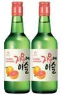 2 bebida coreana soju chum churum toranja 360ml jinro plum