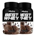 2 Best Whey Isolado Hidro Gourmet Chocolate 900g - Atlhetica