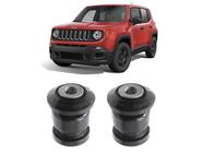 2 Borracha Bucha Menor Bandeja Jeep Renegade 2015 a 2020 - Auto Flex