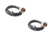 2 Cabos Descida Celular Rgc 58 15Mts Conectores Menor Valor - New Line Cable