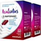 2 Caixa Acalentus L-Triptofano 60 Cápsulas de 250mg + Vitaminas e Minerais - MAXINUTRI