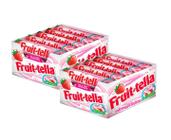 2 Caixa Bala Fruittella Swirl Morango Vitamina C 15x41g 615g