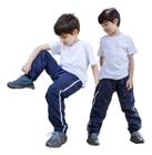 2 Calças Infantil Tactel Um Bolso Traseiro Jogger 018