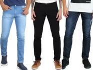 2 Calças Jeans Masculina Reta Cores Modelos