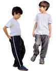 2 Calças Jogger Infantil Tactel Uniforme Escola Estiloso 418