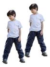 2 Calças Jogger Infantil Tactel Uniforme Escola Estiloso 418