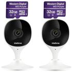 2 Câmeras Wi-fi Mibo Imx C Intelbras + Cartão 32gb WD Purple