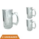 2 Caneca Cerveja e Chopp Restaurante Congelável 380ML - PRATICASA