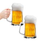 2 Canecas Chopp 385ml Hexagon Restaurante Bar Choperia - Globimport