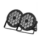 2 Canhao Refletor Par Led 18 Leds Rgbw 12w Quad Dmx 4in1 - Showtec