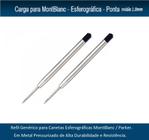 2 Cargas Refil para Caneta Carga Ballpoint M Preta - Genérica