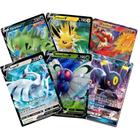 2 Cartas Pokemon V ou GX Super Rara Brilhante Sortida COPAG