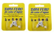 2 Cartelas De Tapa Buraco Reparo Em Cano D' Agua Pvc Furado com 10 unidades Total