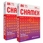 2 Chamex 500 Folhas Papel Sulfite Oficio A4 Resma