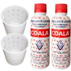 2 Coalho Líquido Coala 200ml Queijo + 2 Formas 500g - BV